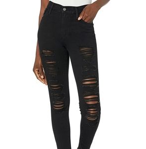 Levis ripped 720 super high rise skinny jeans